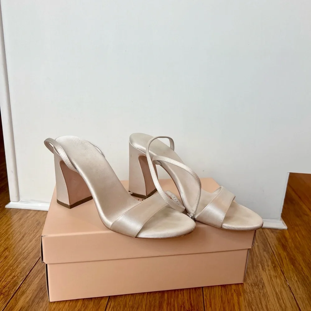 Loeffler Randall satin block